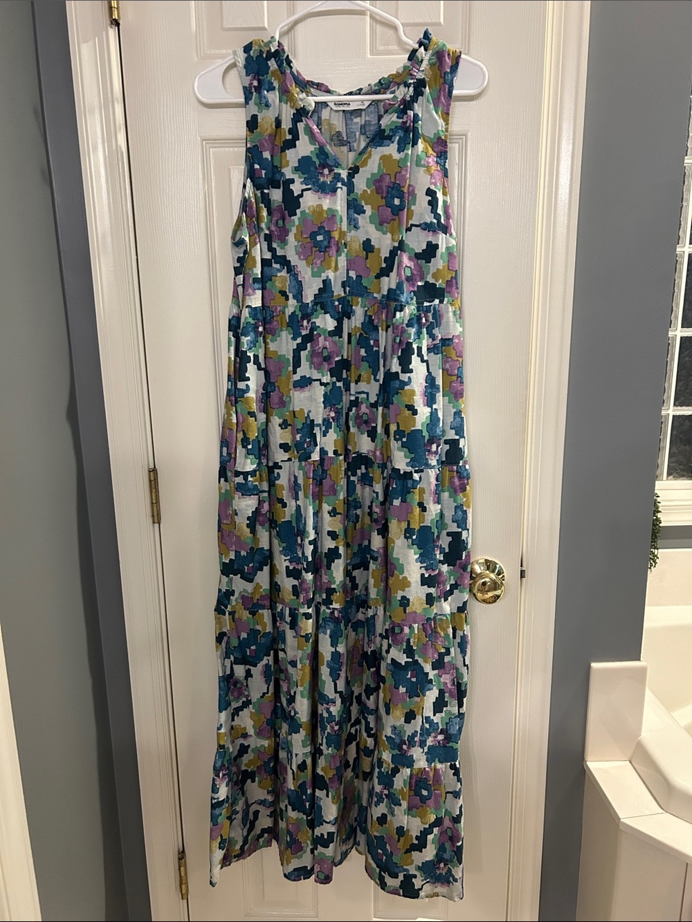 ⚜️ Sonoma Multicolor Floral Tiered Maxi Dress